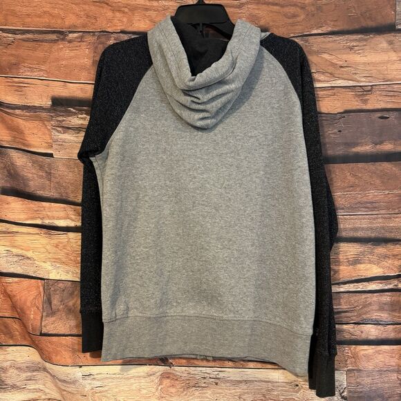 WTAMU West Texas A&M Buffs Gray Large Full Zip Hoodie Sweatshirt Glitter Women's - Picture 6 of 8